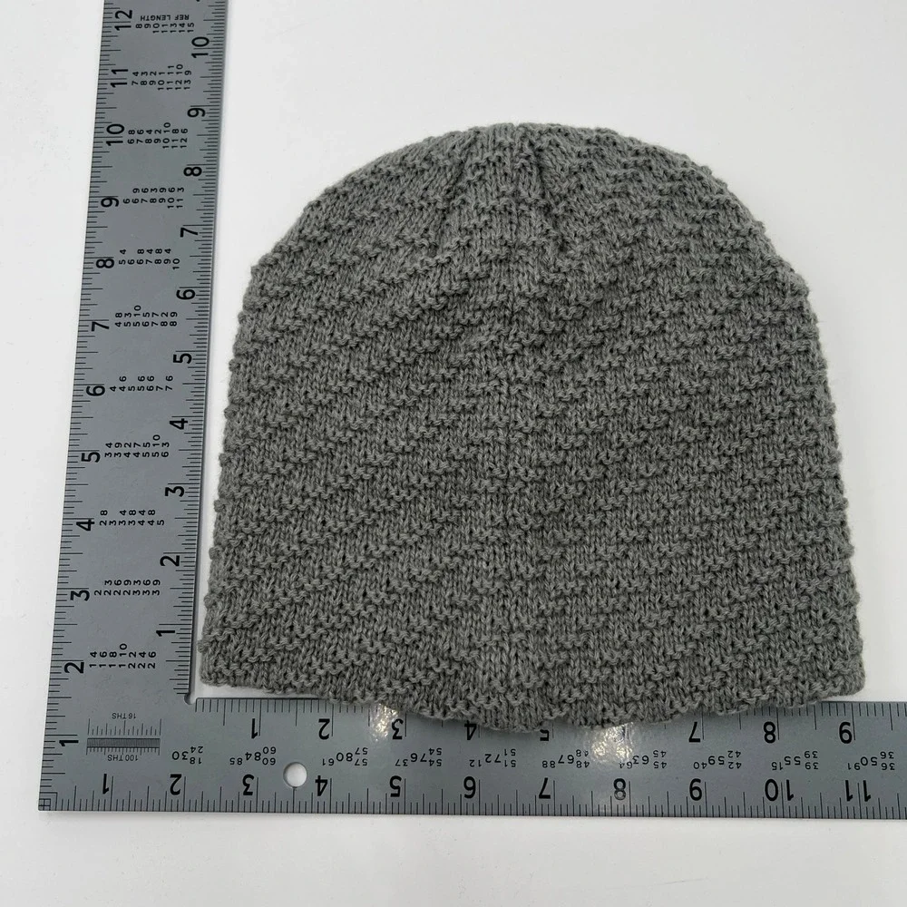 MLS New England‎ Revolution Gray Textured Knit Beanie Hat OSFM NWT